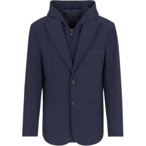 EMPORIO ARMANI Каннете Стретч Блейзер, Marine Blue