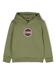 Худи с логотипом Colmar Kids, зеленый