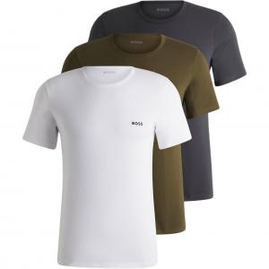 Футболка Men's 3 Pack HUGO BOSS, белый/зеленый/серый