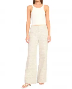 Брюки Lilia цвета слоновой кости Staud