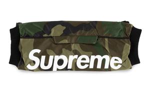 Supreme Полиэстеровый клатч унисекс камуфляж зеленый, Camouflage Green