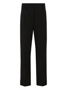 Брюки со складками спереди John Richmond Junior, черный