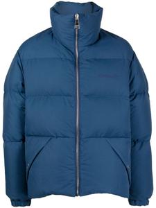 Khrisjoy пуховик с логотипом, синий