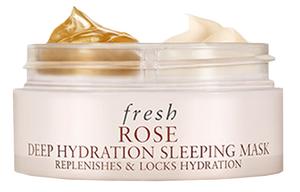 Fresh Розовая питательная маска для сна с двумя отделениями Hot Pot подтягивающая, увлажняющая, антиоксидантная 30 мл/70 мл