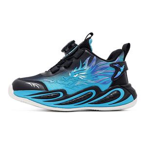 Легкие амортизирующие низкие детские кроссовки для повседневной жизни BOBDOG, черный/синий