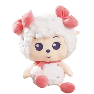 MDH Плюшевая игрушка Happy Sheep With Grey Wolf, милая ленивая овечка и красивые овечки, высота 40см/50см/60см