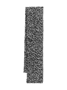 Шарф фактурной вязки DOLCE & GABBANA, черный