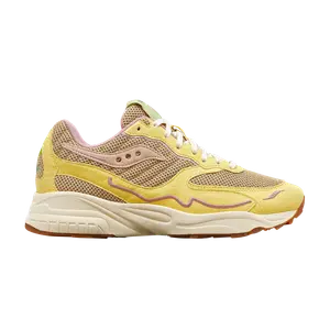 Кроссовки 3D Grid Hurricane Saucony, желто-коричневый