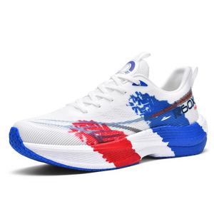 Kuding Мужские беговые кроссовки низкие лаймовые чемпион каменный голубой фиолетовый черный голубой серый, цвет Champion