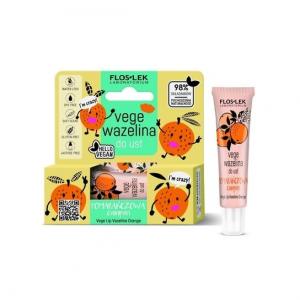 Вазелин с апельсином Кампари, 10 г Floslek, Lip Care Vege, FLOS-LEK