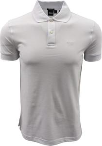 Hugo Boss мужская поло Firenze Regular Fit из пима-хлопка 50182831, White 100 (2023 Logo)