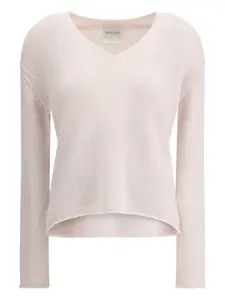 Свитер с V-образным вырезом Forte Forte, розовый