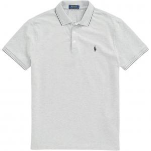 Поло SS24 мужское светло-серое Polo Ralph Lauren, светло-серый