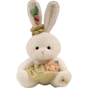 Плюшевая кукла успокаивающий кролик высота 32см MORTEN SOLUM, желтый