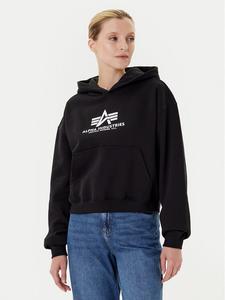Свитшот regular fit Basic 258040 Alpha Industries, чёрный