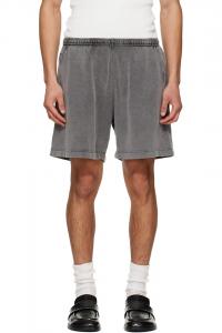 Acne Studios Серые хлопковые шорты