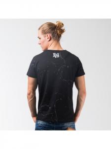 Футболка Cross Vintage, черная Roberto Geissini