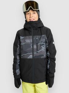 Куртка для сноуборда Quiksilver Side Hit Printed Kids Jacke, camostrokes true black
