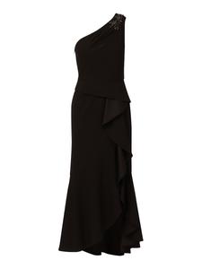 Вечернее платье Adrianna Papell Beaded Knit Crepe Gown, черный