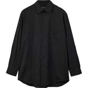 Рубашка Y 3 с логотипом Y-3, черный