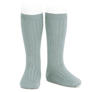 Детские ребристые гольфы Condor Basic до колена для детей от 3 до 10 лет, идеально подходят для выпускных и церемоний поступления.