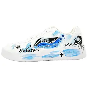 Понтонные лодки нескользящие, устойчивые к истиранию, дышащие лоу-топ скейтборд обувь женские LINING, белый