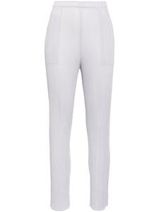 Pleats Please Issey Miyake узкие брюки July, серый