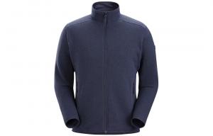 Arcteryx Кианит Скрытый Кардиган Мужской, Sapphire Blue Gray/Black Sapphire Heather