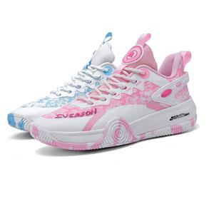 IVERSON Нескользящие, износостойкие, легкие баскетбольные кроссовки с низким верхом, унисекс, розовые, синие, разные цвета