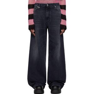 WE11DONE Черные джинсы мужские