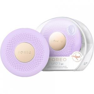 FOREO UFO 3 go Удобное в путешествии устройство для ухода за кожей с маской для лица со светодиодами полного спектра и терапией красным светом Термотерапия T-Sonic Массаж Лаванда с подключением к приложению
