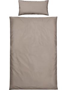 Постельное белье из микрофибры Boston серо-коричневого цвета REDBEST, 155 x 220 + 80 x 80 см