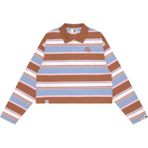 Aape Женская поло красный камуфляж