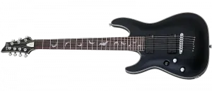 Электрогитара Schecter Damien Platinum-7 для левши, сатиновый черный