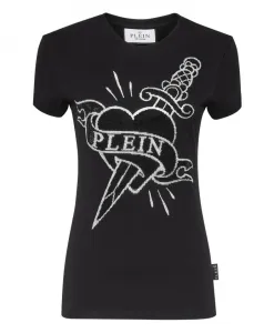 Футболка «Чистая любовь» Philipp Plein, черный