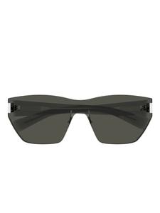 Солнцезащитные очки без оправы Saint Laurent Eyewear, серый