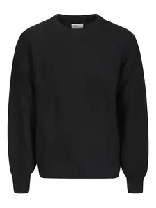 Джемпер с круглым вырезом из мериносовой шерсти colorful standard, черный