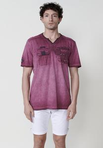 Футболка с принтом Koroshi, темно-фиолетовый