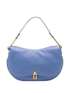 Сумка через плечо с застежкой-полумесяцем Coccinelle, синий