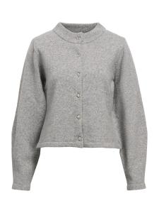 Вязаный кардиган OBJECT, Mottled Grey