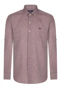 Рубашка обычного кроя на пуговицах Jimmy Sanders, бордовый