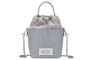 Maison Margiela Кожаная сумка ведро через плечо