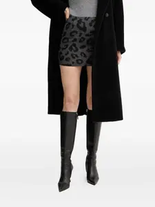 Юбка с анималистичным принтом Silvian Heach, серый