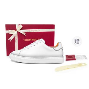 THOM WILLS Модные универсальные флуоресцентные белые кроссовки стильные скейтбординг обувь Unisex White