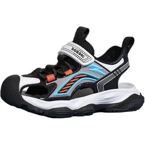 Прочные дышащие низкие детские сандалии для детей BOBDOG, черный