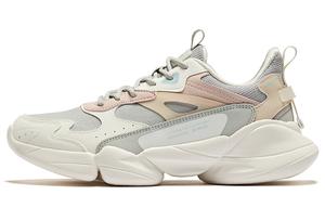 Женские повседневные кроссовки Low Top с амортизацией, устойчивостью к истиранию и скольжению, цвет Microcrystal White Mist Gray Erke, Microбелый Mist серый