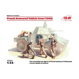 Экипаж французской бронетехники (1940 г.), Military Models 1/35 Scale (ICM)
