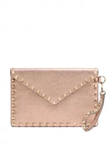 Клатч Rockstud Valentino Garavani, розовый