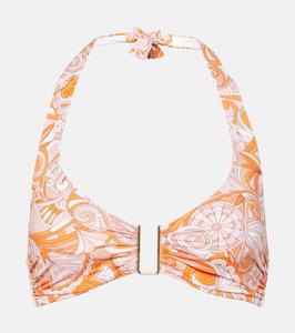 Топ бикини с принтом colombia Melissa Odabash, апельсин