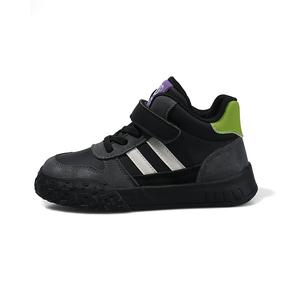 Детские кроссовки для скейтбординга, противоскользящие, с защитой от ударов и истираний, средней высоты BIG WASP, бежевый/черный